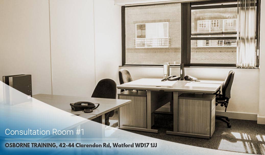 Consultation room 1- Osborne Training watford