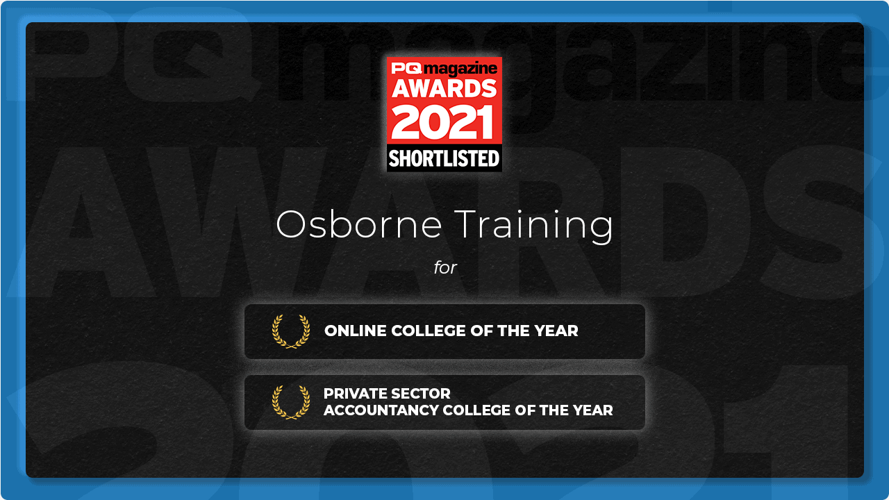 Osborne Training gets Nominated for PQ Magazine Awards 2021