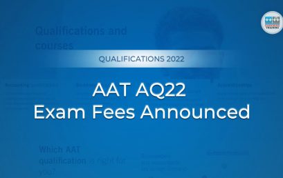 AAT AQ22 Exam Fees Announced!